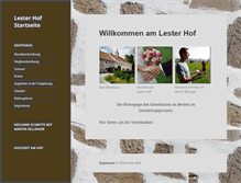 Tablet Screenshot of lesterhof.at